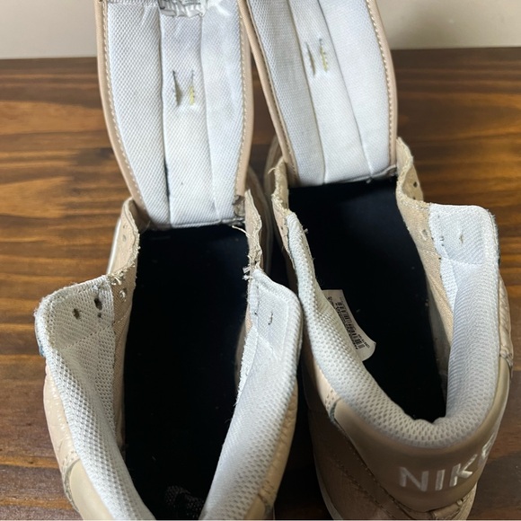 Nike Blazer Mid Premium Linen Summit White shoes - Size 9.5 - Picture 7 of 8